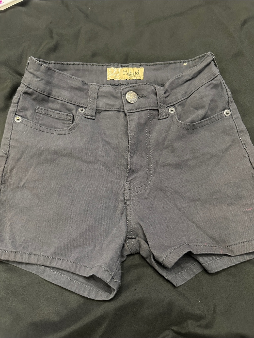 Hybrid & Company Dark Gray Women's Jean Shorts